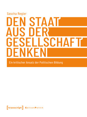 cover image of Den Staat aus der Gesellschaft denken